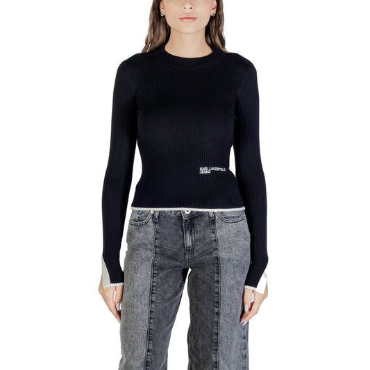 Black Viscose Sweatshirt