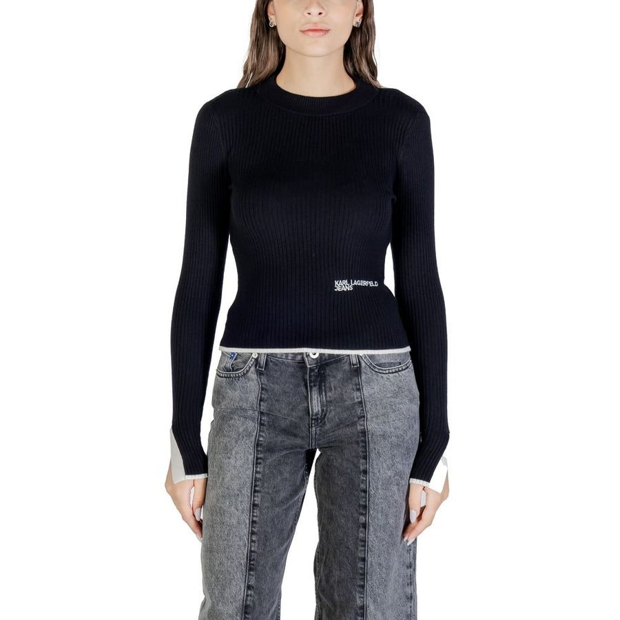 Black Viscose Sweatshirt
