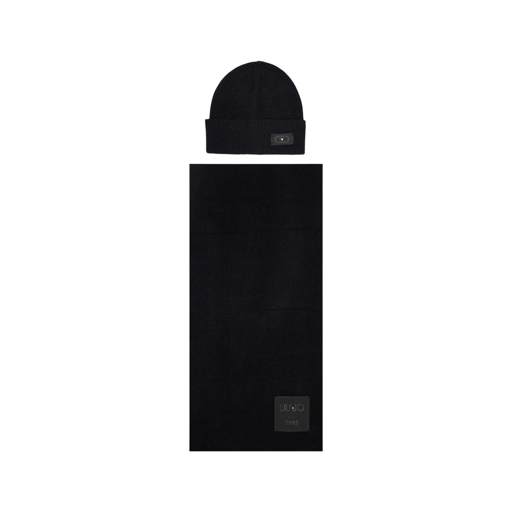 Black Polyester Beanie