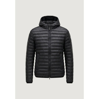 Black Polyamide Full-Length Jacket