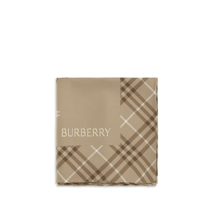 Beige Silk Scarf