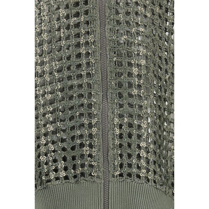 Bicolor Silk Bomber