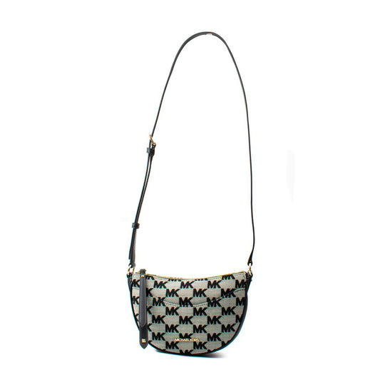 Black Canvas Crossbody Bag