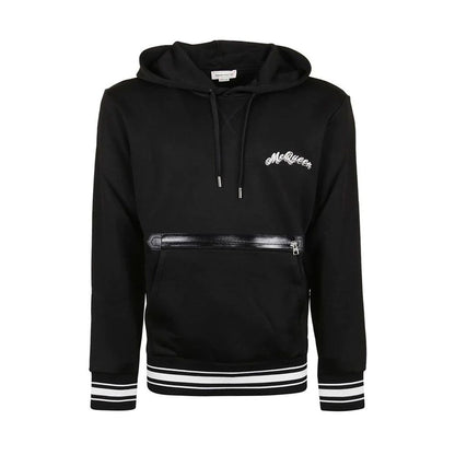 Black Cotton Sweatshirt
