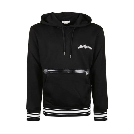 Black Cotton Sweatshirt
