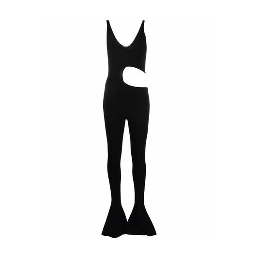 Black Viscose Jumpsuit