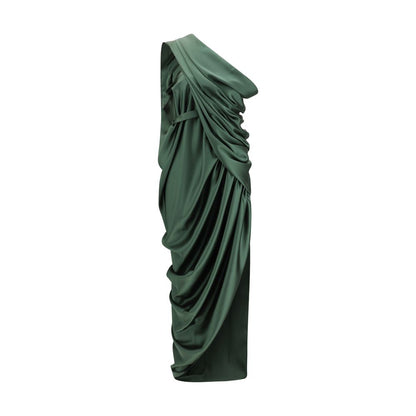 Bicolor Polyester Casual Dress