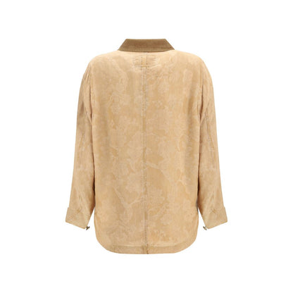 Orange Linen Coat