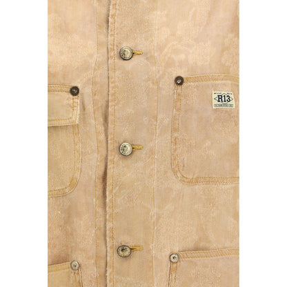 Orange Linen Coat