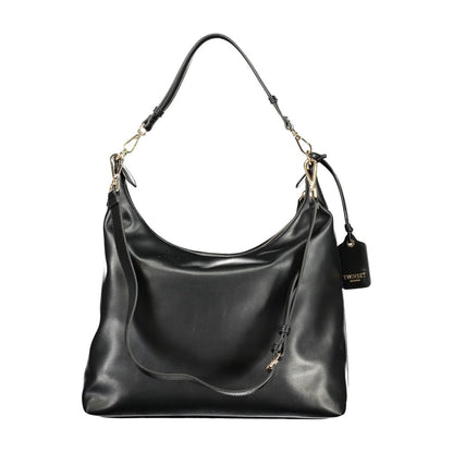 Nero Poliuretano Women Hobo Bag