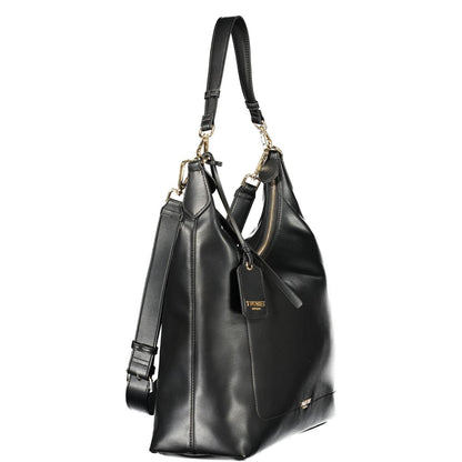 Nero Poliuretano Women Hobo Bag
