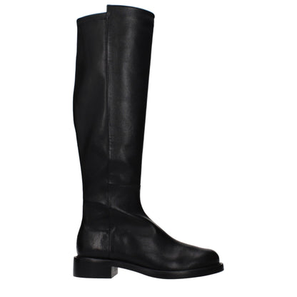 Black Leather Over The Knee