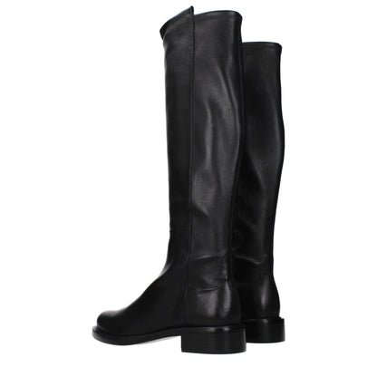 Black Leather Over The Knee