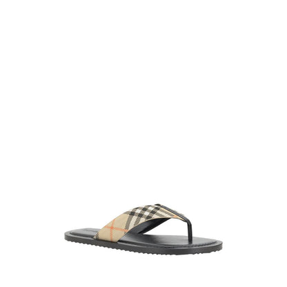 Multicolor Polyester Flip-Flop Sandals