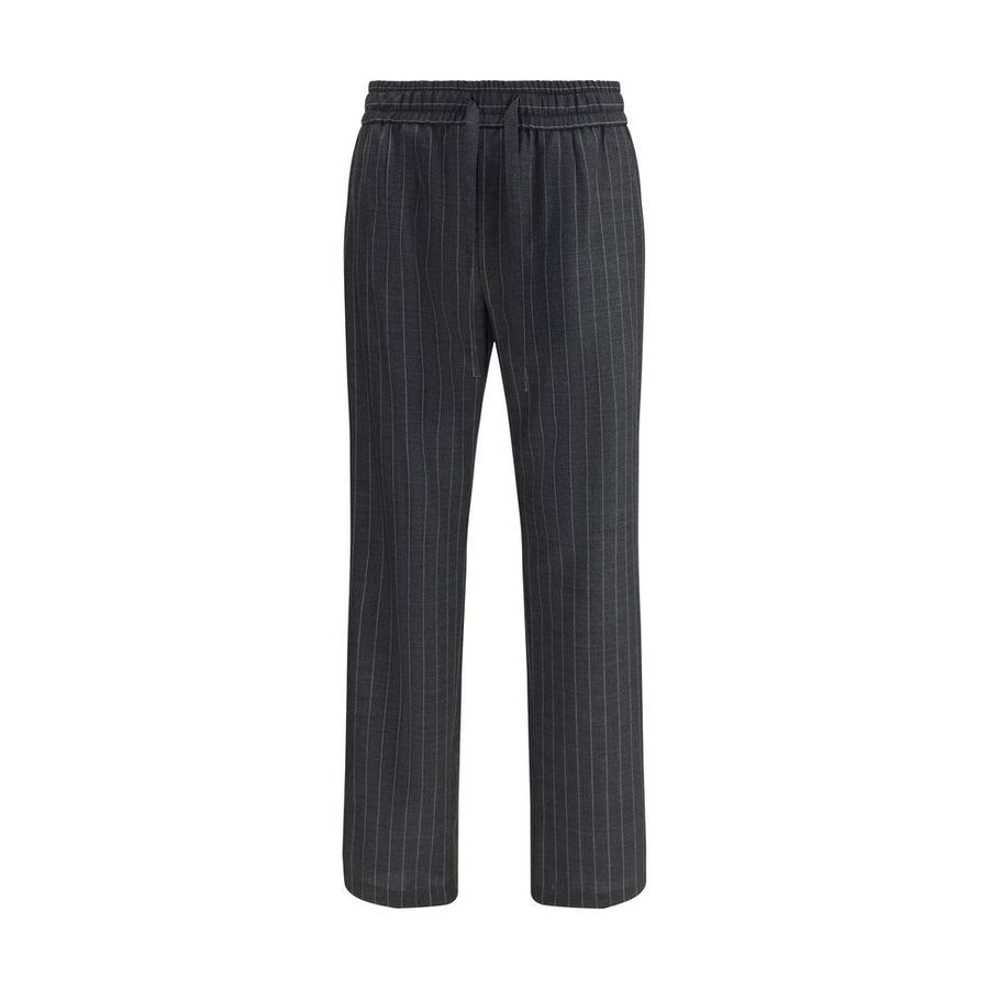Gray Wool Oves Aries Casual Pants