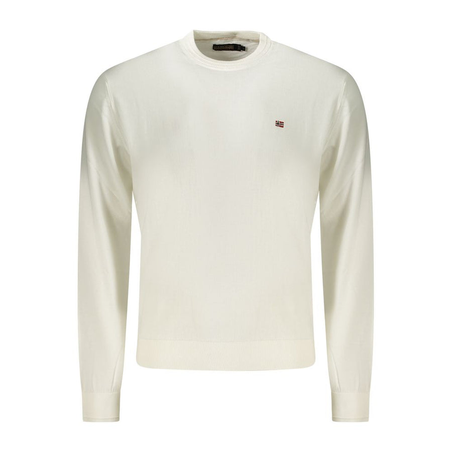 White Cotton Men Shirt