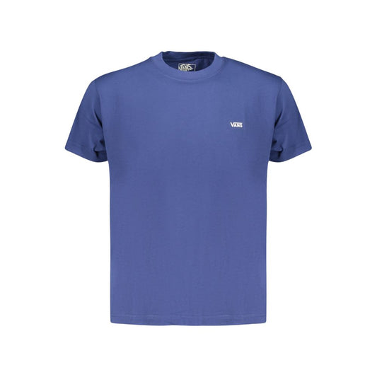 Blue Cotton Men T-Shirt