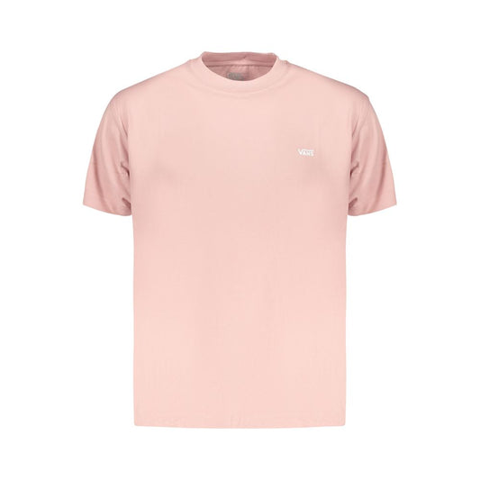 Pink Cotton Men T-Shirt