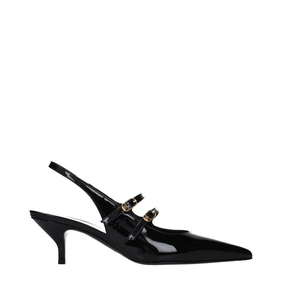Black Leather Sandals