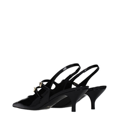 Black Leather Sandals