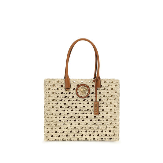 Beige Cotton Handbag