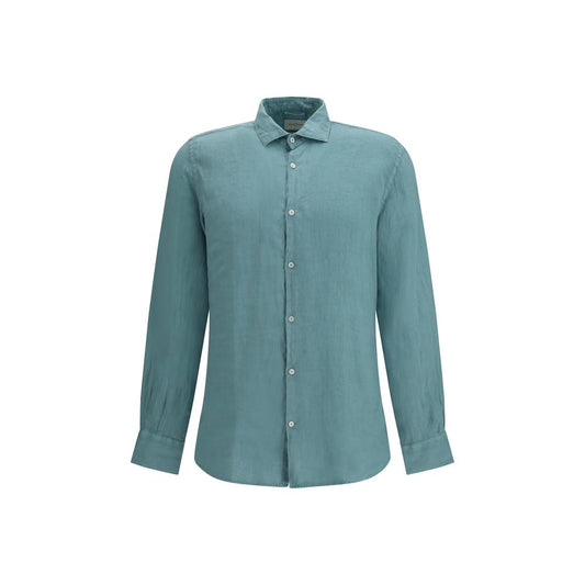 Bicolor Linen Shirt
