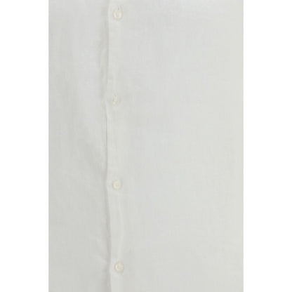 White Linen Dress Shirt