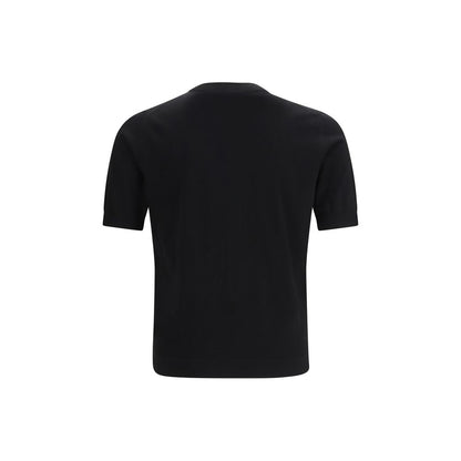 Black Cotton T-Shirt