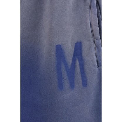 Blue Cotton Bermuda Shorts