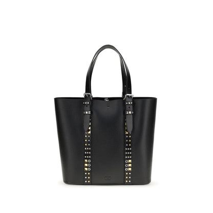 Black Calf Leather Bos Taurus Shoulder Bag