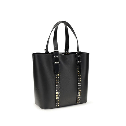 Black Calf Leather Bos Taurus Shoulder Bag