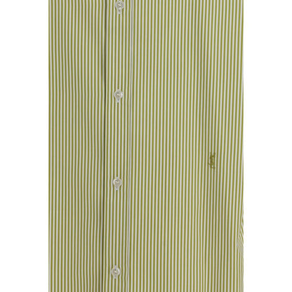 Bicolor Cotton Pattern Shirt