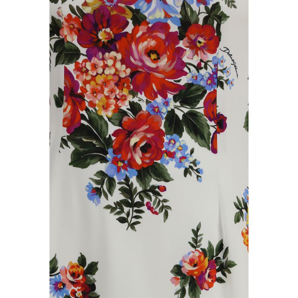 Multicolor Polyester Casual Dress