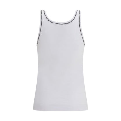 White Cotton Tank Tops
