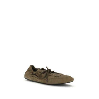 Bicolor Cotton Athletic Sneakers