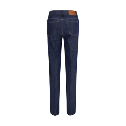 Blue Cotton Slim Fit Jeans