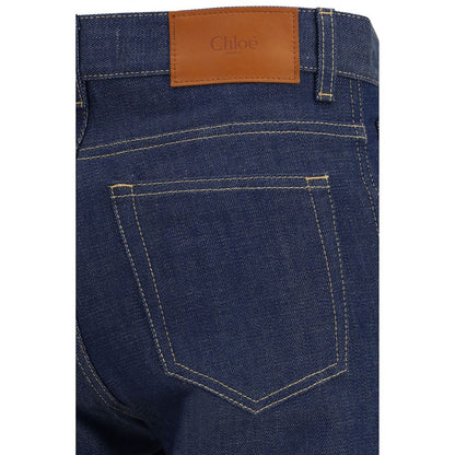 Blue Cotton Slim Fit Jeans