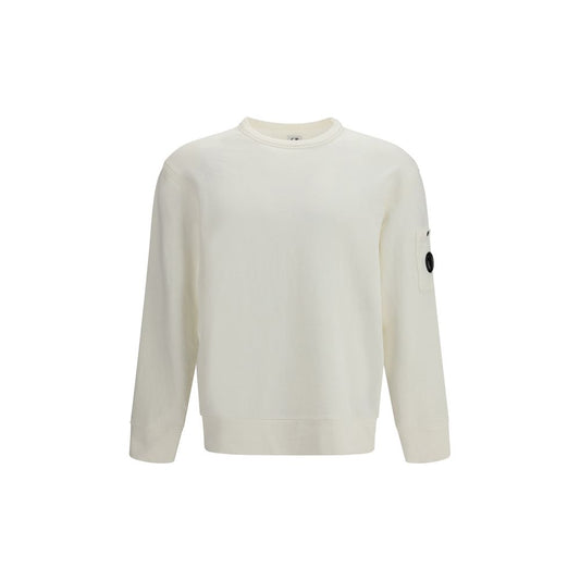 White Cotton Sweatshirt