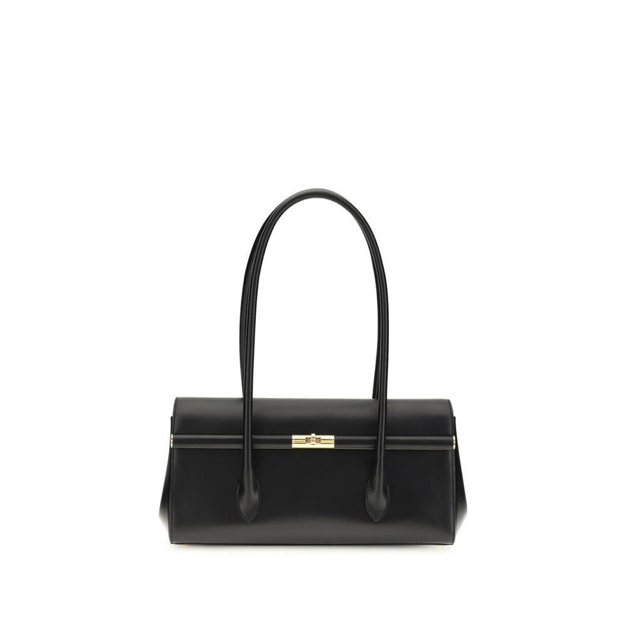Black Calf Leather Bos Taurus Shoulder Bag