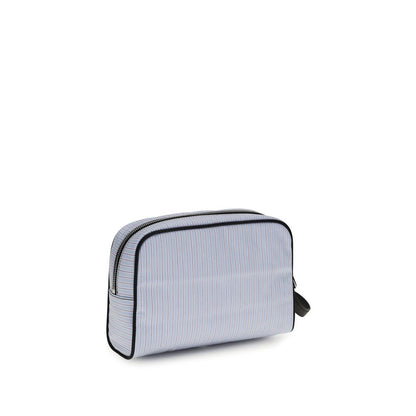 Blue Cotton Handbag