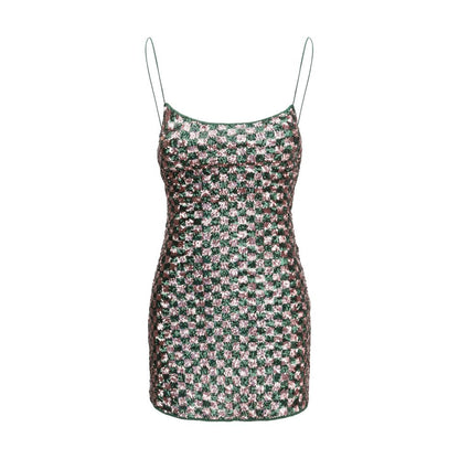 Multicolor Polyester Cocktail Dress