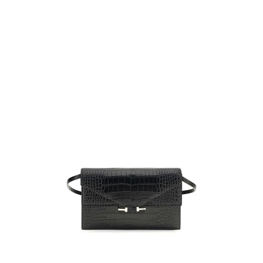 Black Calf Leather Bos Taurus Shoulder Bag