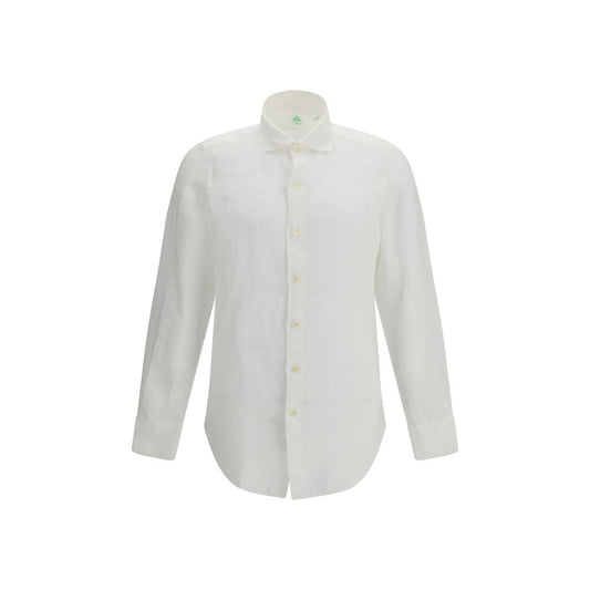 White Linen Dress Shirt