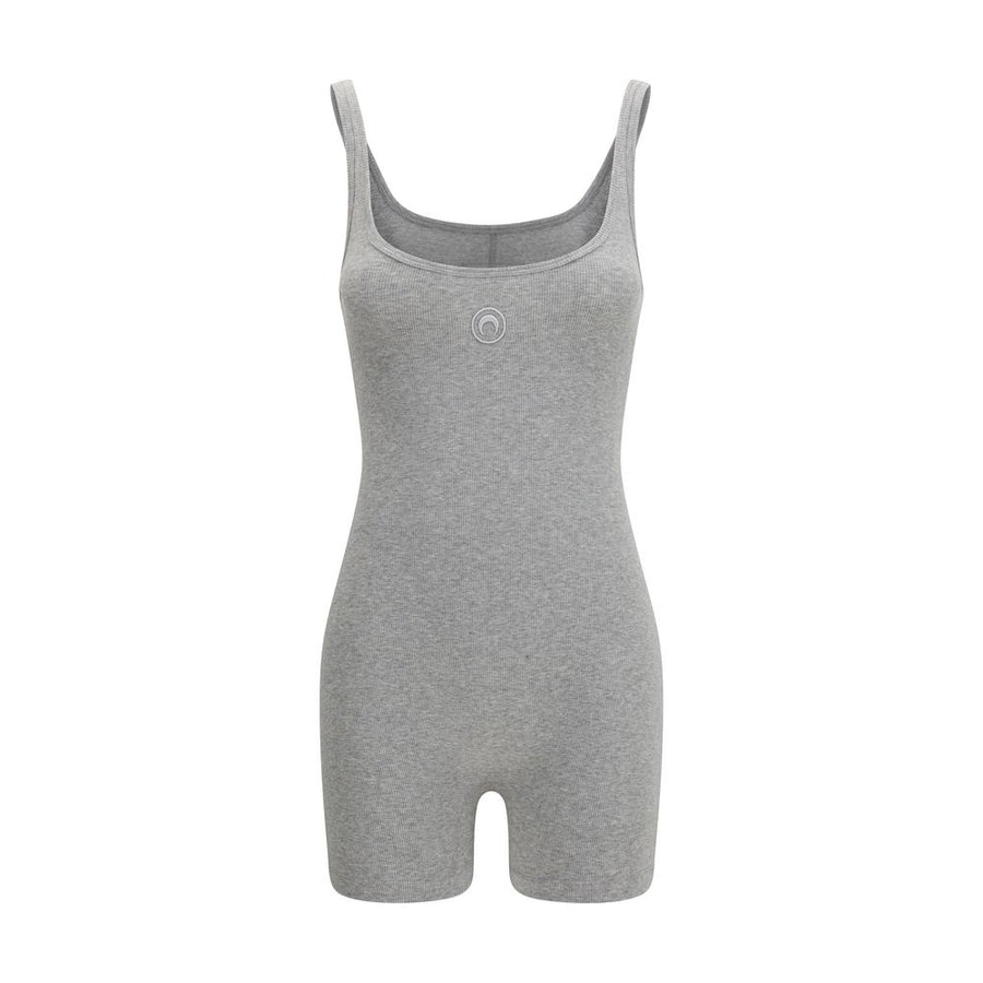 Gray Cotton Jumpsuit