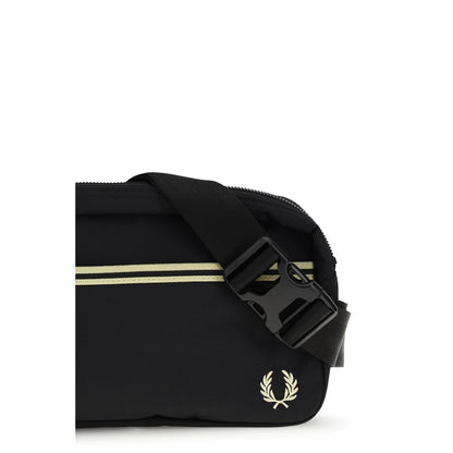 Black Recycled Polyamide Shoulder Bag