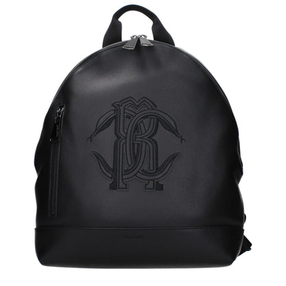 Black Leather Backpack