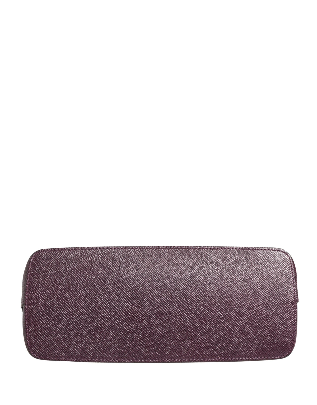 Dark Purple Leather DG Logo Zip Around Hand Purse Wallet