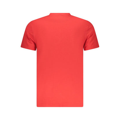 Red Cotton Men's T-Shirt