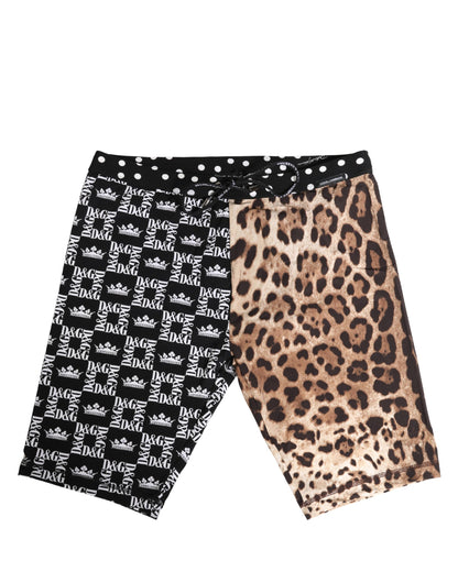 Multicolor Patterned Cycling Bike Shorts Underwear