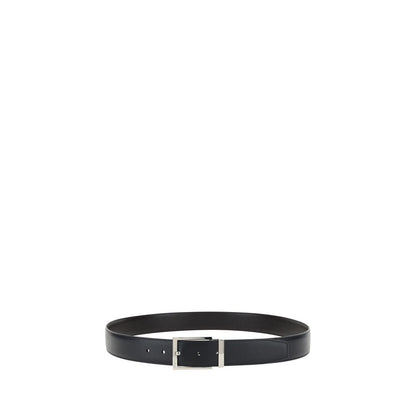 Black Calf Leather Bos Taurus Belt